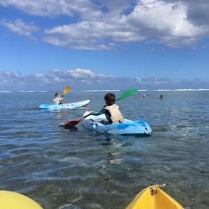 Activité kayak à La Réunion